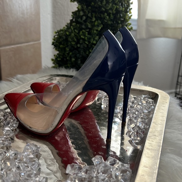 ❤️💙 CHRISTIAN LOUBOUTIN Debout 100 💙❤️ - Picture 5 of 9